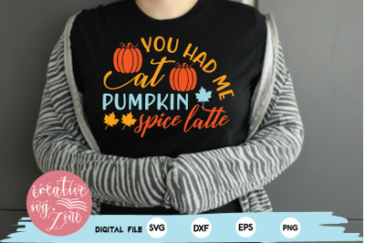 you had me at pumpkin spice latte