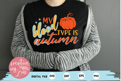 my blood type is autumn