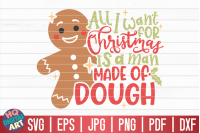 All I want for Christmas SVG | Funny Christmas Quote
