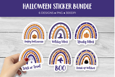 Halloween sticker bundle. Cute Halloween stickers printable.