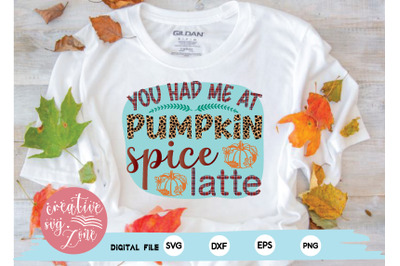 you had me at pumpkin spice latte