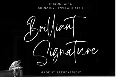 Brilliant Signature - Logotype Font