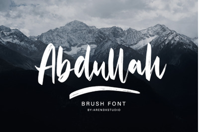 Abdullah - Handbrush Typeface