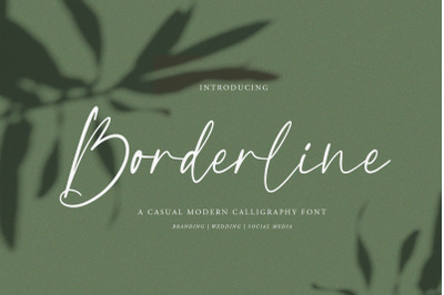 Borderline - Calligraphy Font