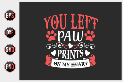 Dog quotes vector design template.