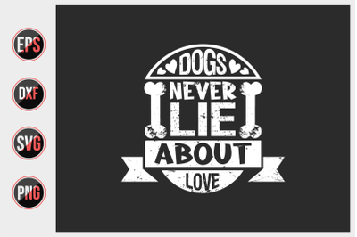 Dog typographic quotes design vector template.