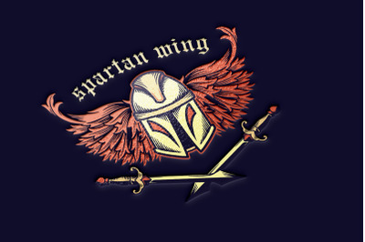 King Warrior Wing Logo Armor Premium