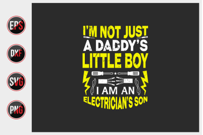 Electrician T Shirt Design Vector.