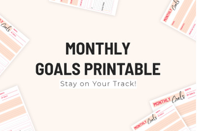 Monthly Goal Planner