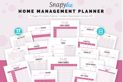 Home Management Planner