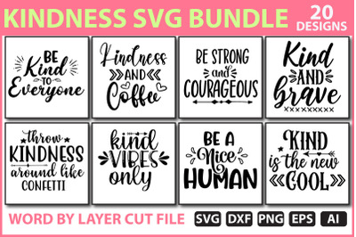 Kindness SVG Bundle