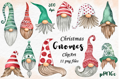 Christmas Gnomes clipart