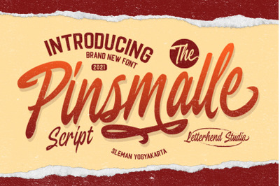 Pinsmalle - Vintage Script