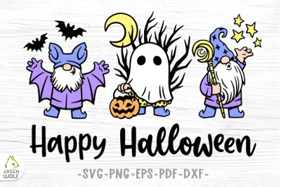 Halloween gnomes svg Halloween sublimation design png Layered svg file