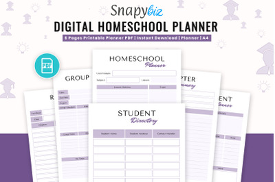 Digital Homeschool Planner