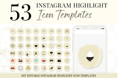 Instagram Highlight Icons Templates