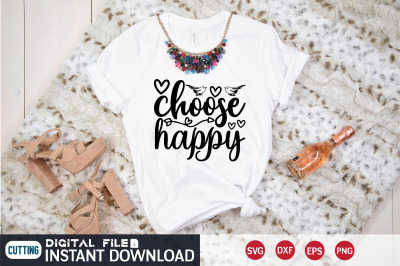 choose happy svg design