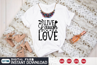 live laugh love svg design