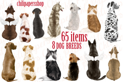 Dogs clip art,Dog Breeds Clipart,Dogs sublimations Mug