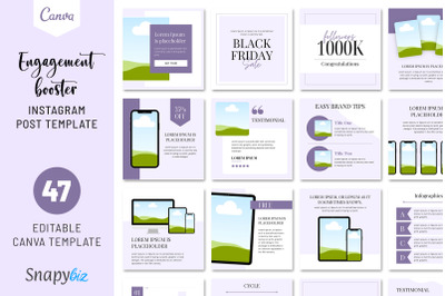 Engagement Booster Instagram Post Template