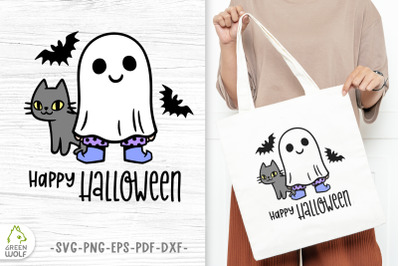 Ghost svg Layered halloween svg Cute ghost sublimation design png