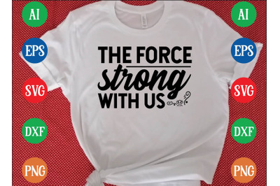 the force strong with us svg