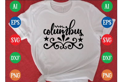 columbus svg design