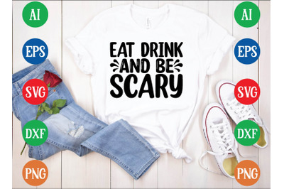 eat drink and be scary svg