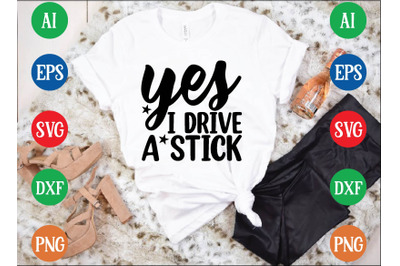 yes i drive a stick svg