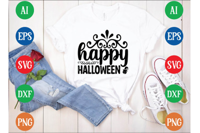 happy halloween svg design