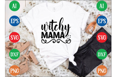 witchy mama svg design