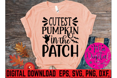 cutest pumpkin in the patch svg