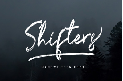 Shifters - Handwritten Typeface