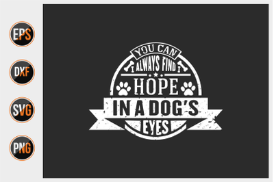 Dog typographic quotes design vector template.