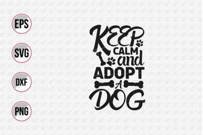 Dog typographic quotes design vector template.