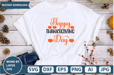 HAPPY THANKSGIVING DAY svg