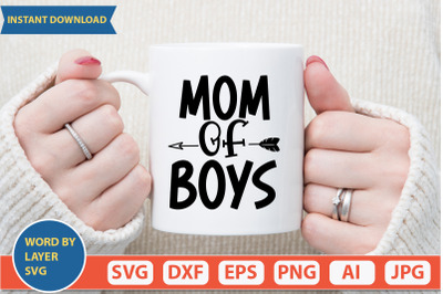 Mom Of Boys svg