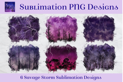 Sublimation PNG Designs - Savage Storm Images
