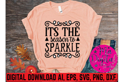 its the season to sparkle svg