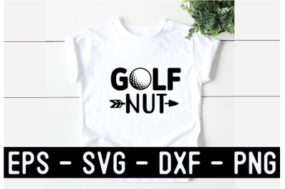 Golf SVG T shirt Design Template