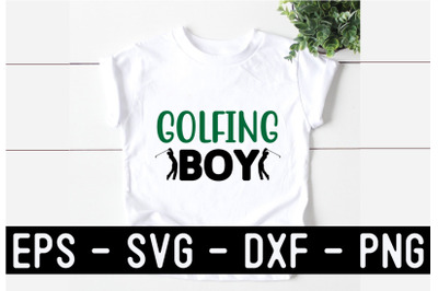 Golf SVG T shirt Design Template