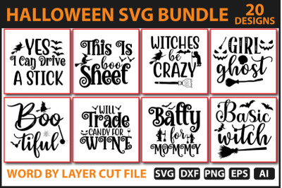 Halloween SVG Bundle,Halloween 20 cut file,Halloween SVG, Halloween di