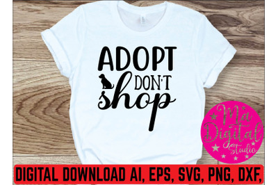 Adopt don&#039;t shop svg