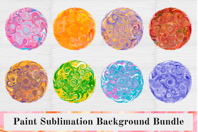 Vibrant Colors Paint Splash Sublimation Background Bundle. Inkscape pn