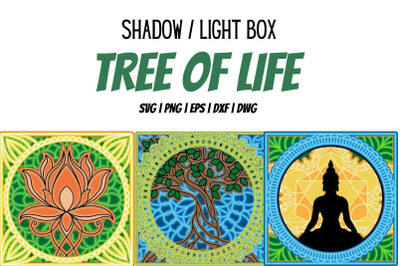 Tree of Life 3D SVG Bundle