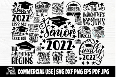 2022 Graduation SVG Bundle, Class of 2022 Svg, Png