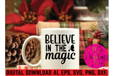 Believe in the magic svg