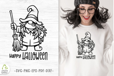 Funny witch svg design for Halloween t shirt Halloween decal svg file