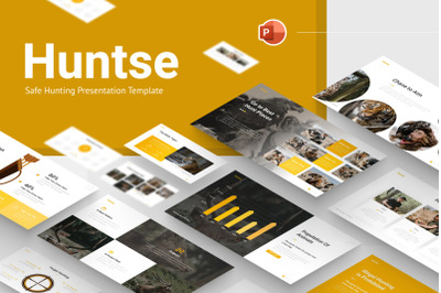 Huntse Safe Hunting PowerPoint Template
