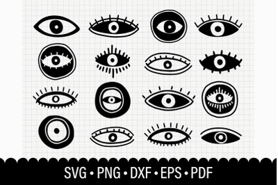 Eye sign drawing style